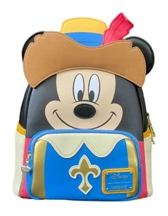 Three Musketeers Mickey Mouse Cosplay Backpack 23x27cm (8years+) in Multi
