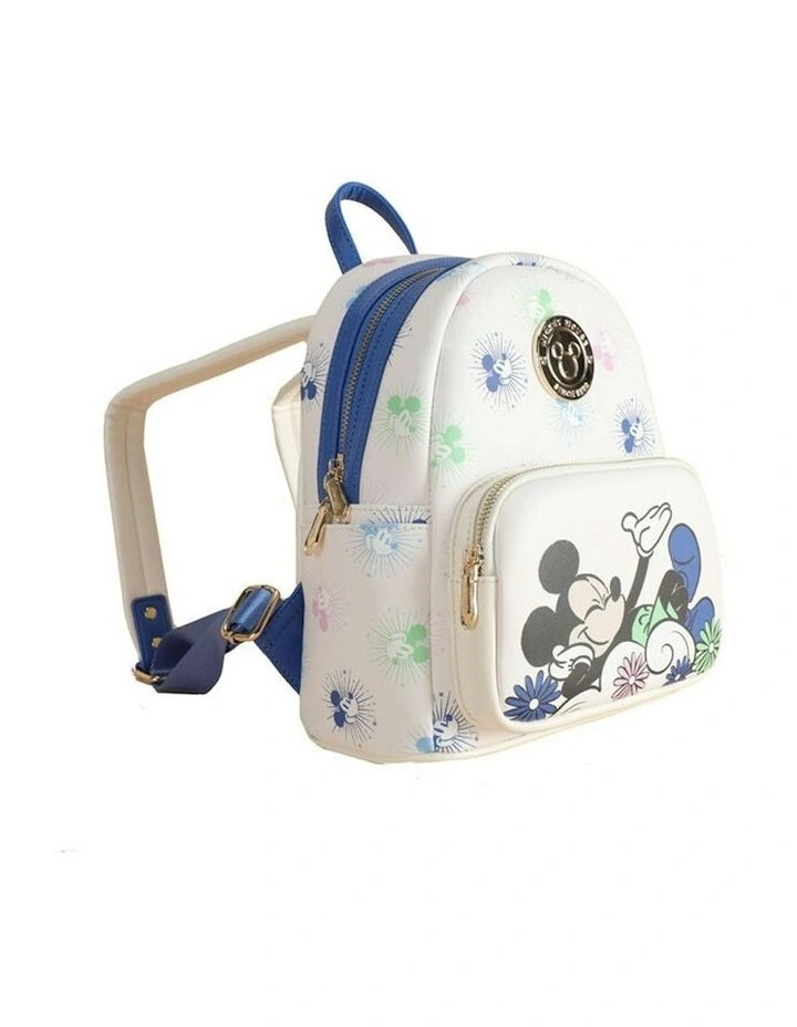 Pu Leather Compact Travel Backpack 29x29cm in White image 5