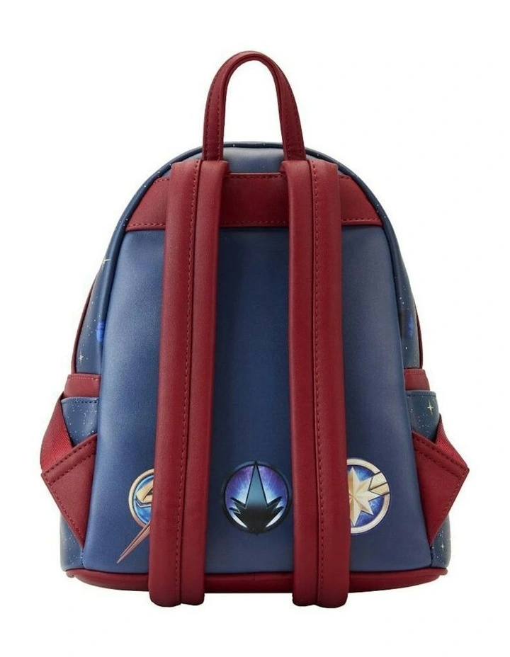 2023 Group Symbol Glow Leather Mini Backpack in Blue image 4
