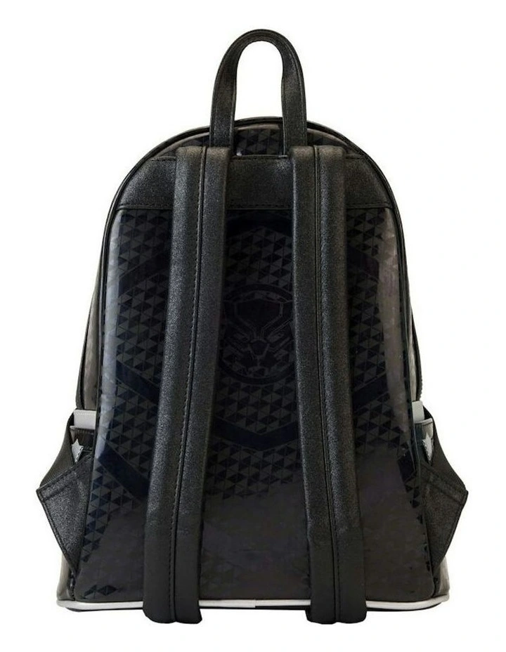 Metallic Cosplay Mini Backpack 23x25cm in Black image 4