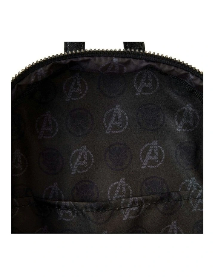Metallic Cosplay Mini Backpack 23x25cm in Black image 6