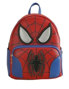 Spiderman Deluxe Travel Backpack 25x29cm in Red