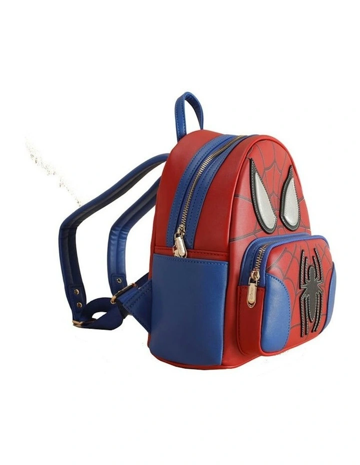 Spiderman Deluxe Travel Backpack 25x29cm in Red image 2