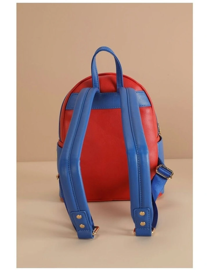 Spiderman Deluxe Travel Backpack 25x29cm in Red image 3