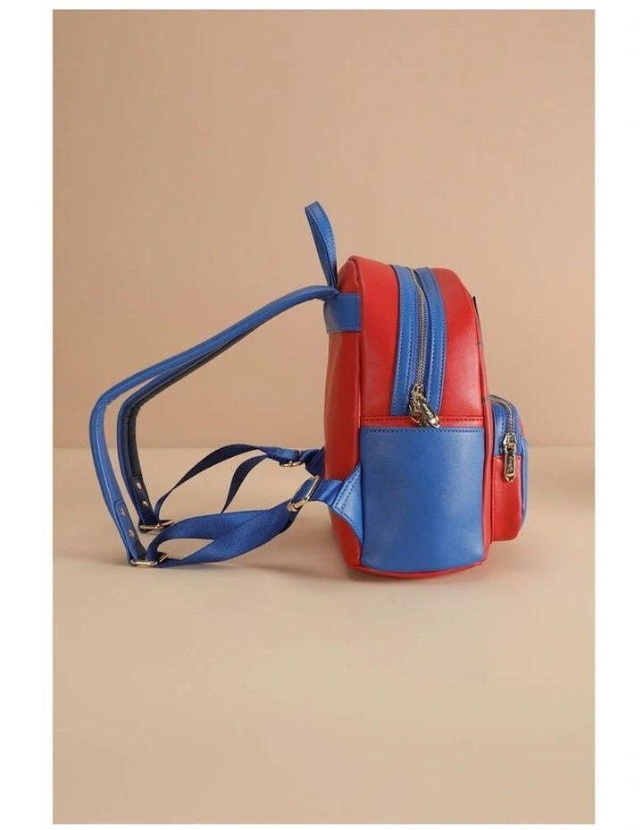 Spiderman Deluxe Travel Backpack 25x29cm in Red image 4