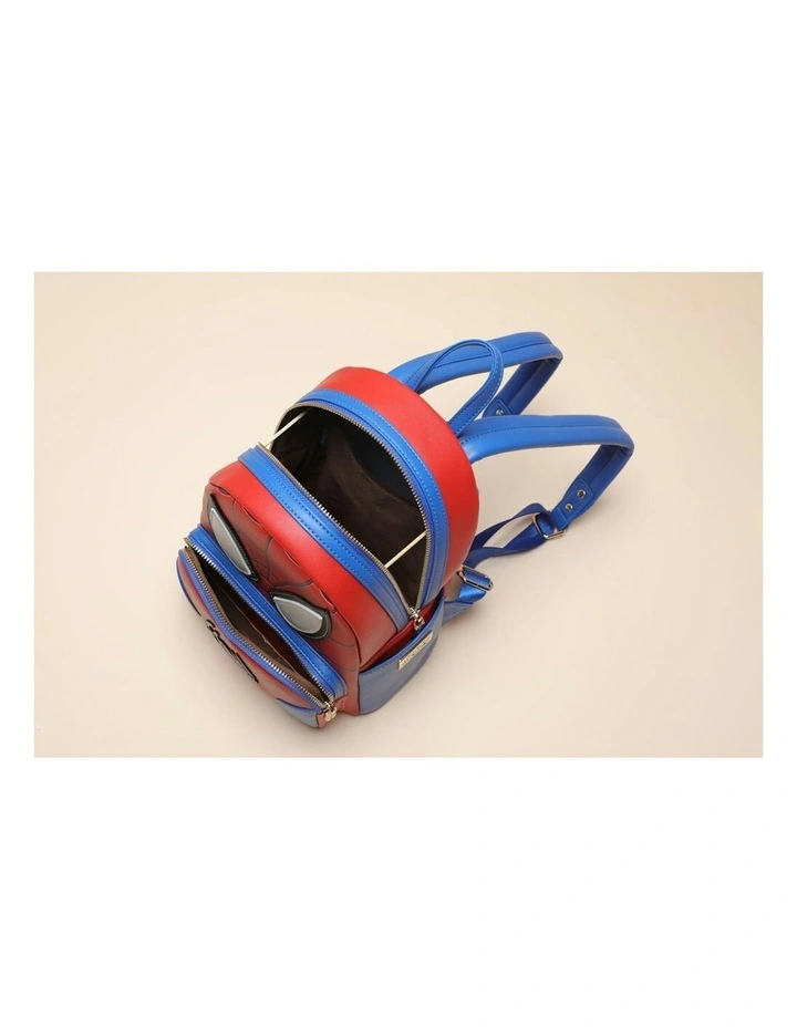 Spiderman Deluxe Travel Backpack 25x29cm in Red image 6