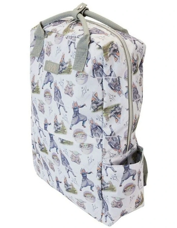 Ahsoka All Over Print Kids Full Size Backpack 11.5x17.5Inch in White image 3