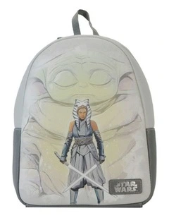 Ahsoka Action Mini Backpack 8.5x10.75Inch in Grey