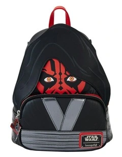 Darth Maul With Hood Mini Backpack 23x27cm in Black