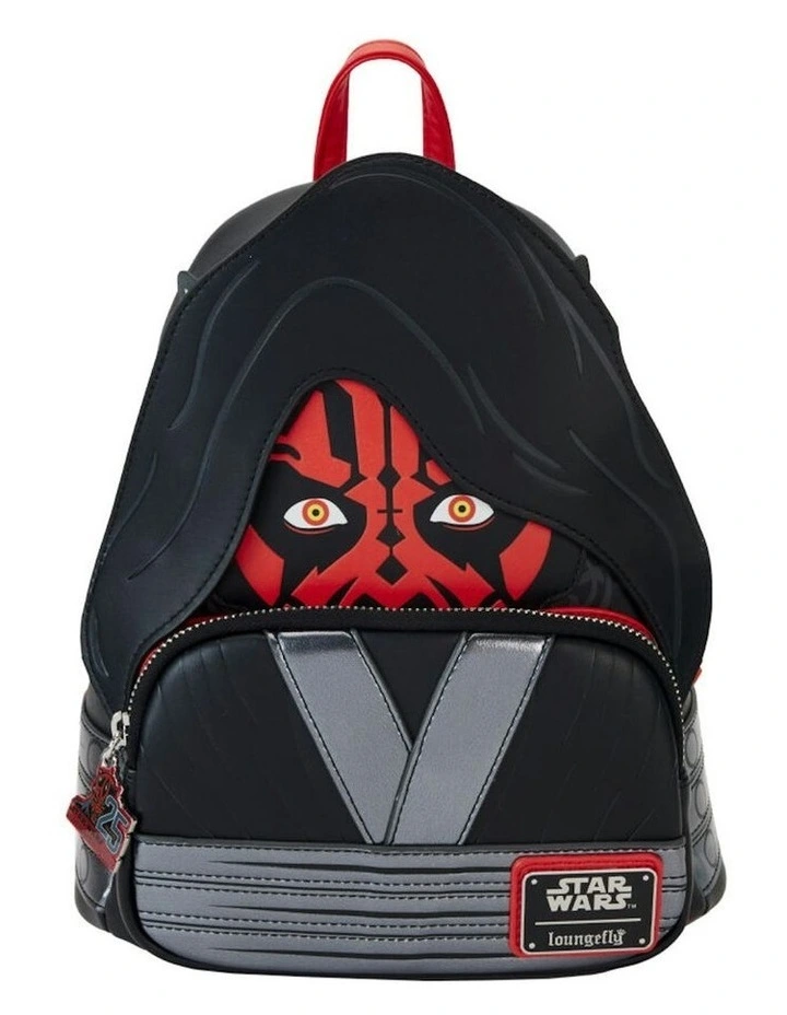 Darth Maul With Hood Mini Backpack 23x27cm in Black image 1