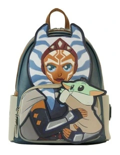 The Mandalorian Ahsoka With Grogu Cosplay Mini Backpack 23x27cm in Multi
