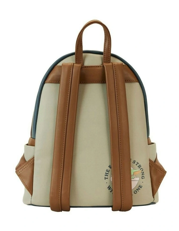The Mandalorian Ahsoka With Grogu Cosplay Mini Backpack 23x27cm in Multi image 4