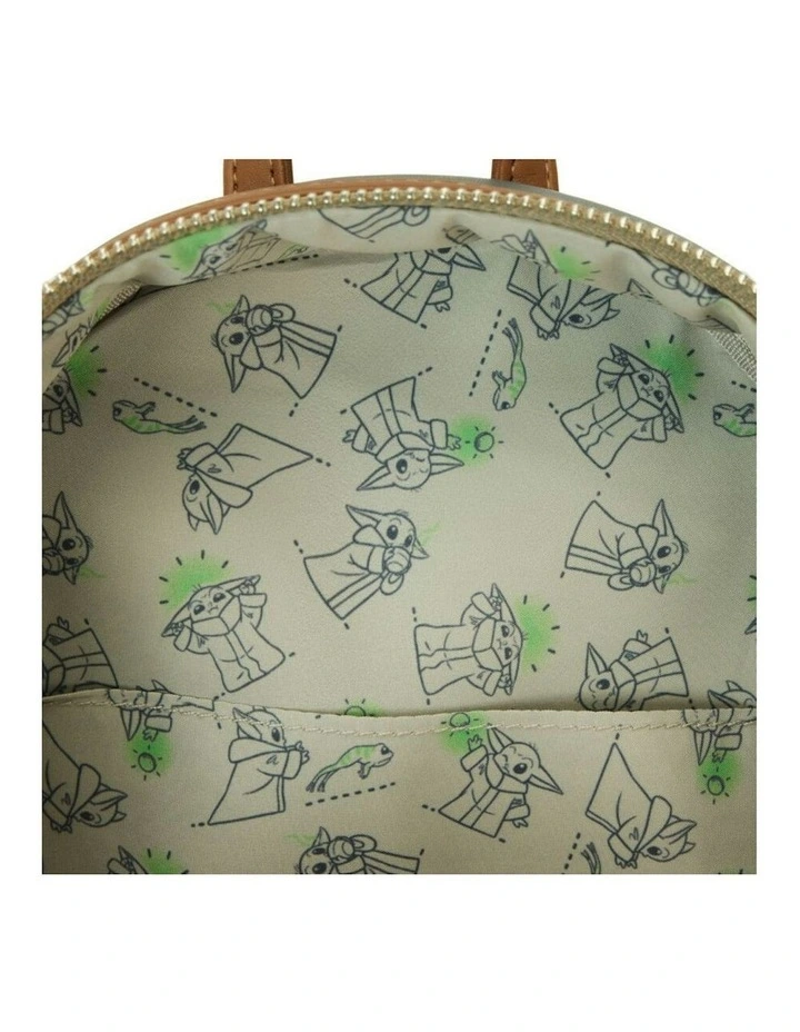 The Mandalorian Ahsoka With Grogu Cosplay Mini Backpack 23x27cm in Multi image 6