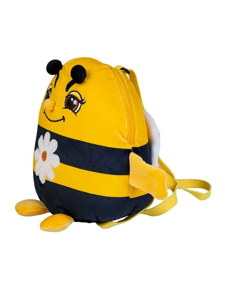 The Bag of Smooshos Pal Bee Soft Plush Backpack in Yellow image 2