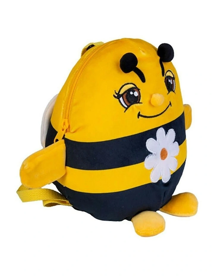 The Bag of Smooshos Pal Bee Soft Plush Backpack in Yellow image 3