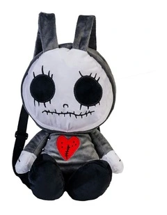 Gooli Skull Gnome Carry On Backpack in Black