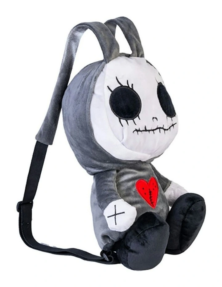 Gooli Skull Gnome Carry On Backpack in Black image 3