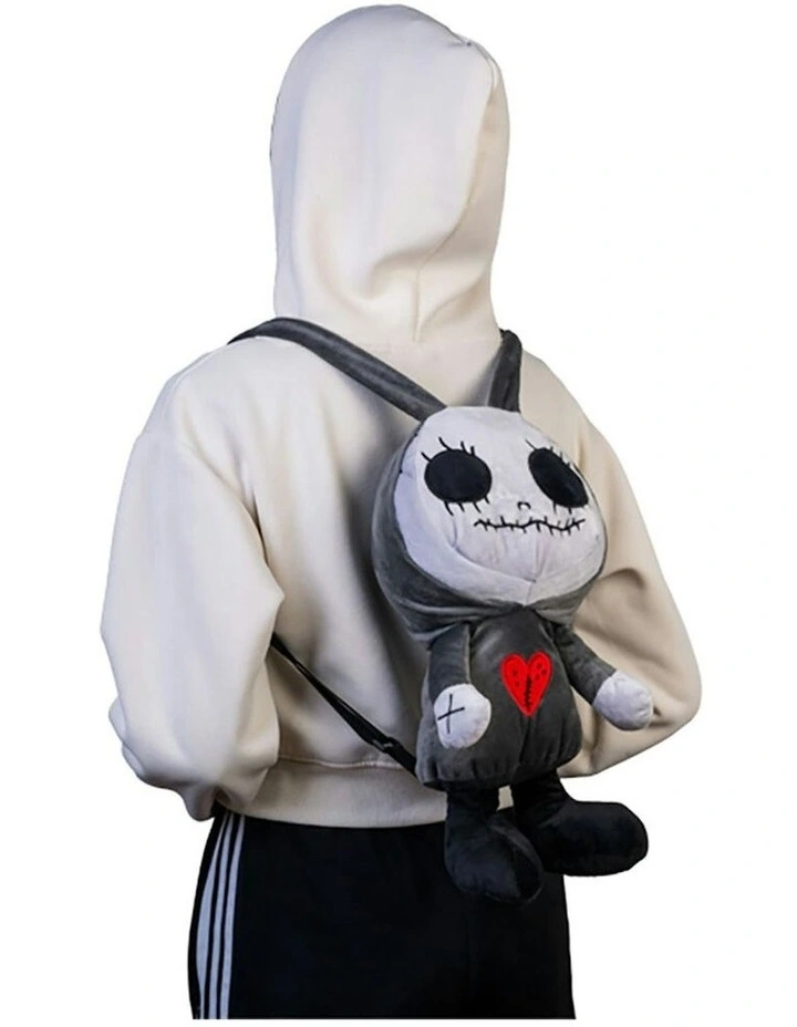 Gooli Skull Gnome Carry On Backpack in Black image 6