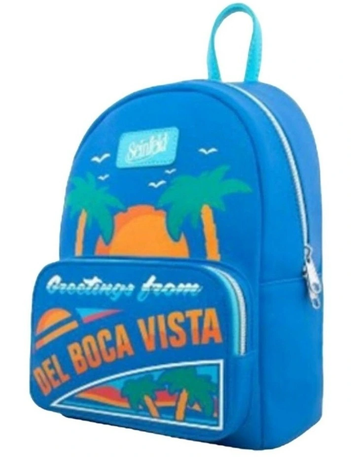 Del Boca Vista Adjustable Straps Mini Backpack in Blue image 1