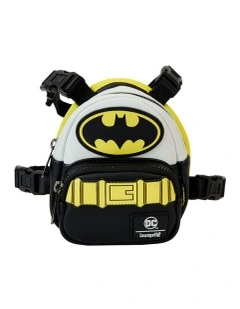Vegan Leather Batman 85th Anniversary Mini Backpack in Multi