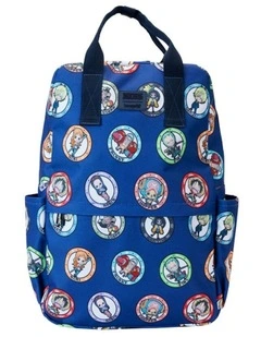 Character Aop Full Size Backpack 11.5x17.5inch in Blue