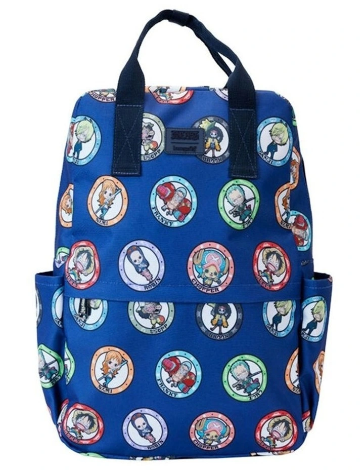 Character Aop Full Size Backpack 11.5x17.5inch in Blue image 1