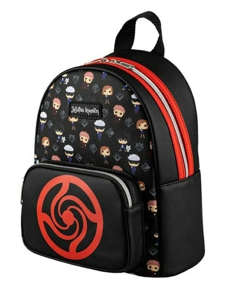 Print Kids Mini Backpack 9x10.5Inch in Black image 2
