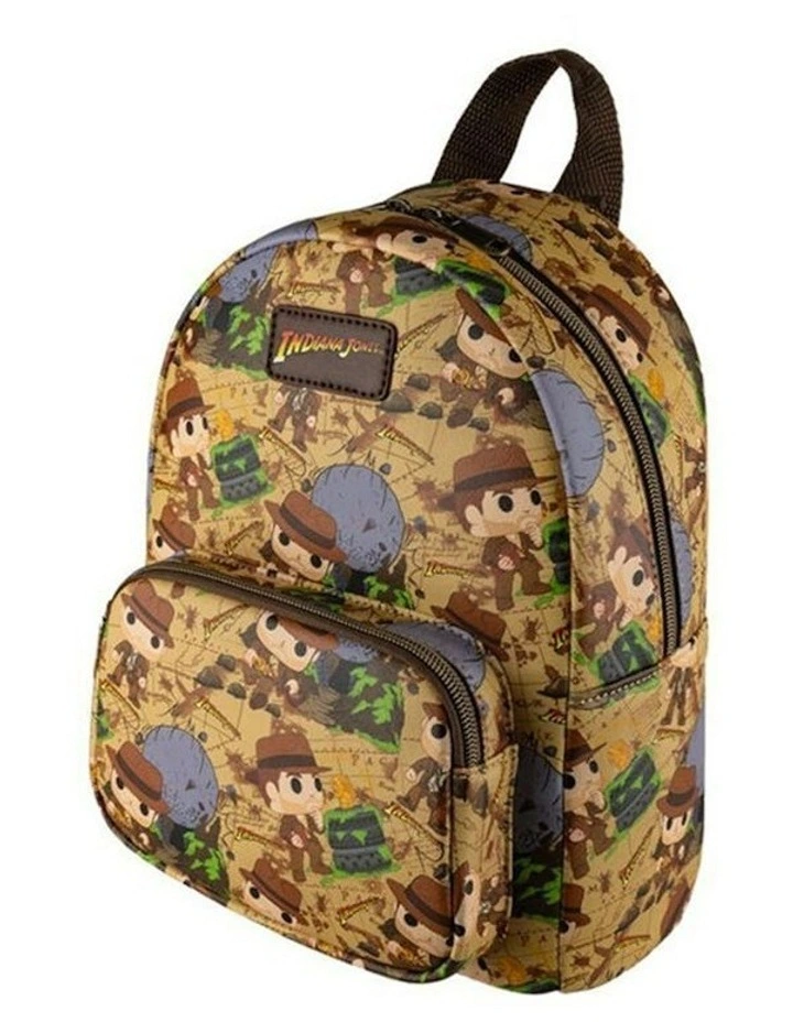 Raiders of the Lost Ark Art Mini Backpack 9x10.5inch in Brown image 2