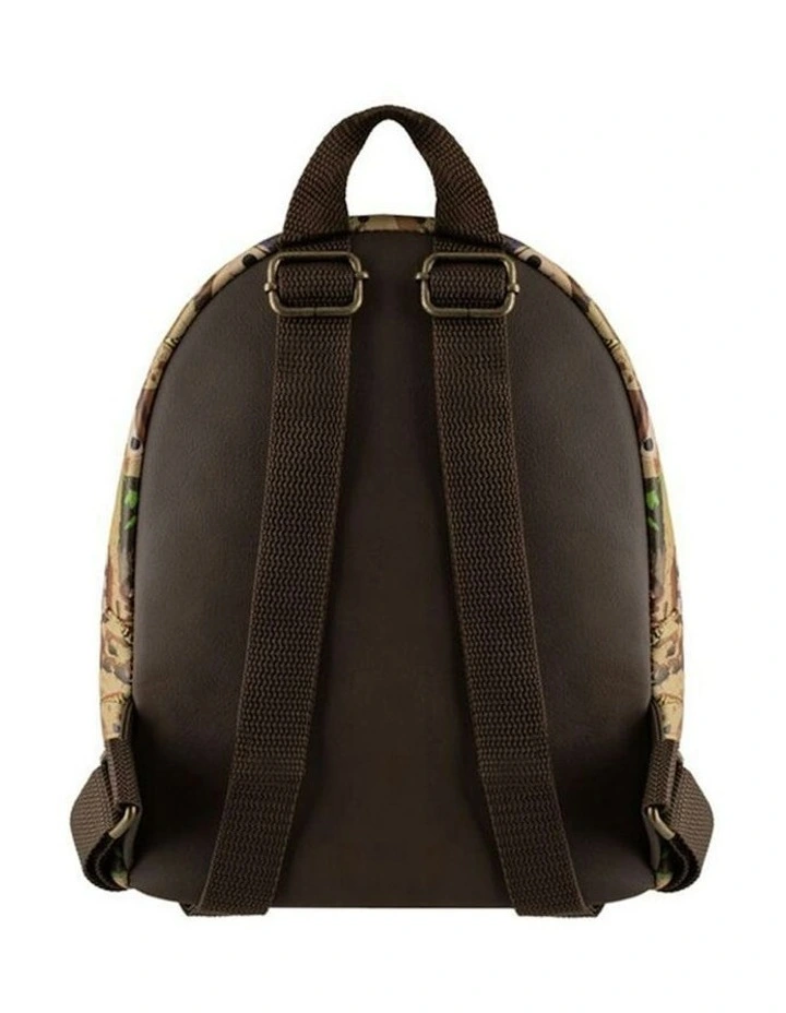 Raiders of the Lost Ark Art Mini Backpack 9x10.5inch in Brown image 3
