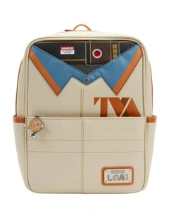 Tv Variant Led Mini Backpack in Beige