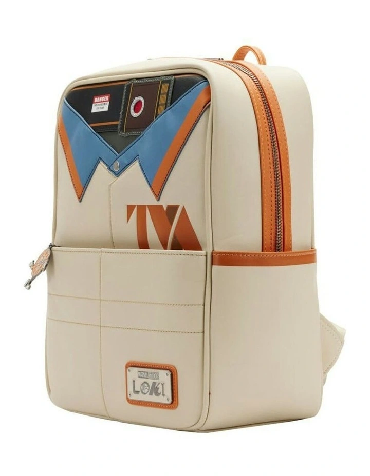 Tv Variant Led Mini Backpack in Beige image 3