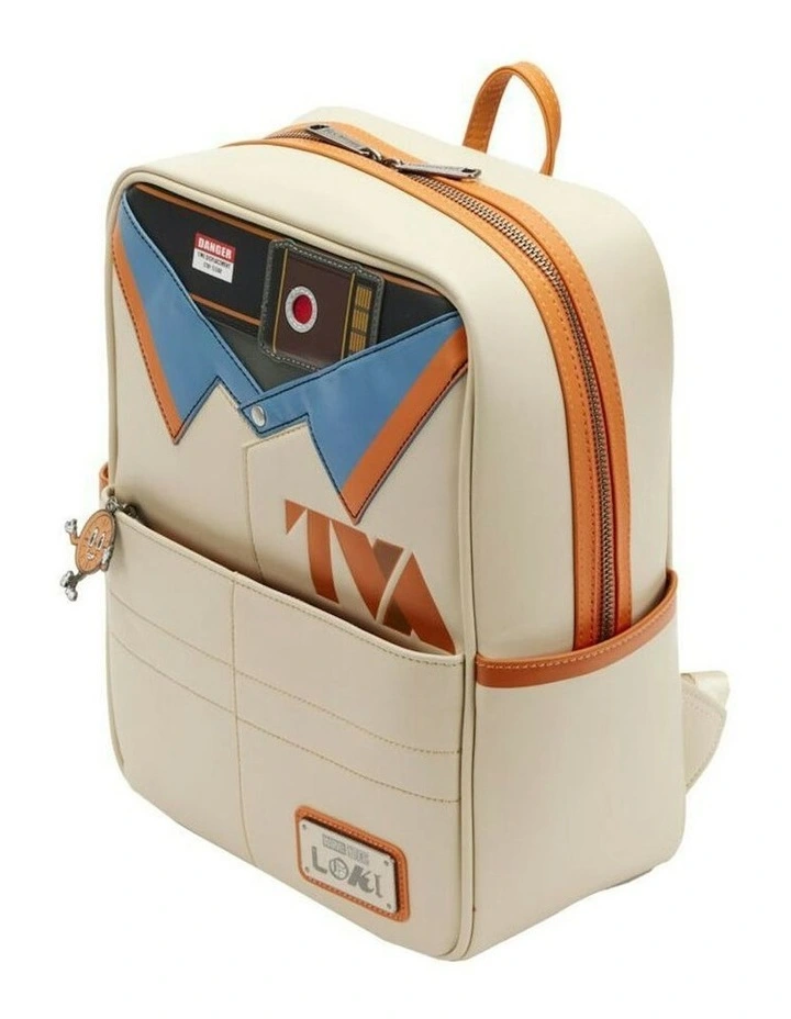 Tv Variant Led Mini Backpack in Beige image 4