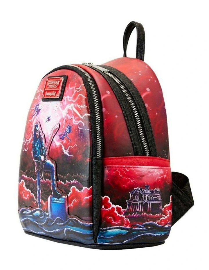 Eddie Munson Glow Tribute Mini Backpack in Red image 4