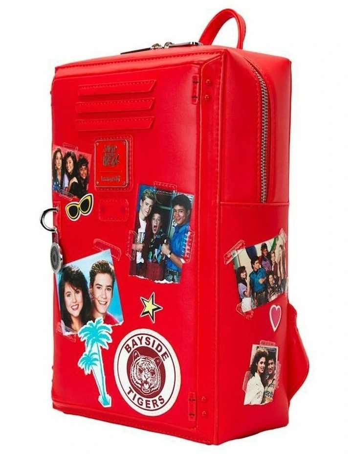 Kids Locker Backpack in Red image 2