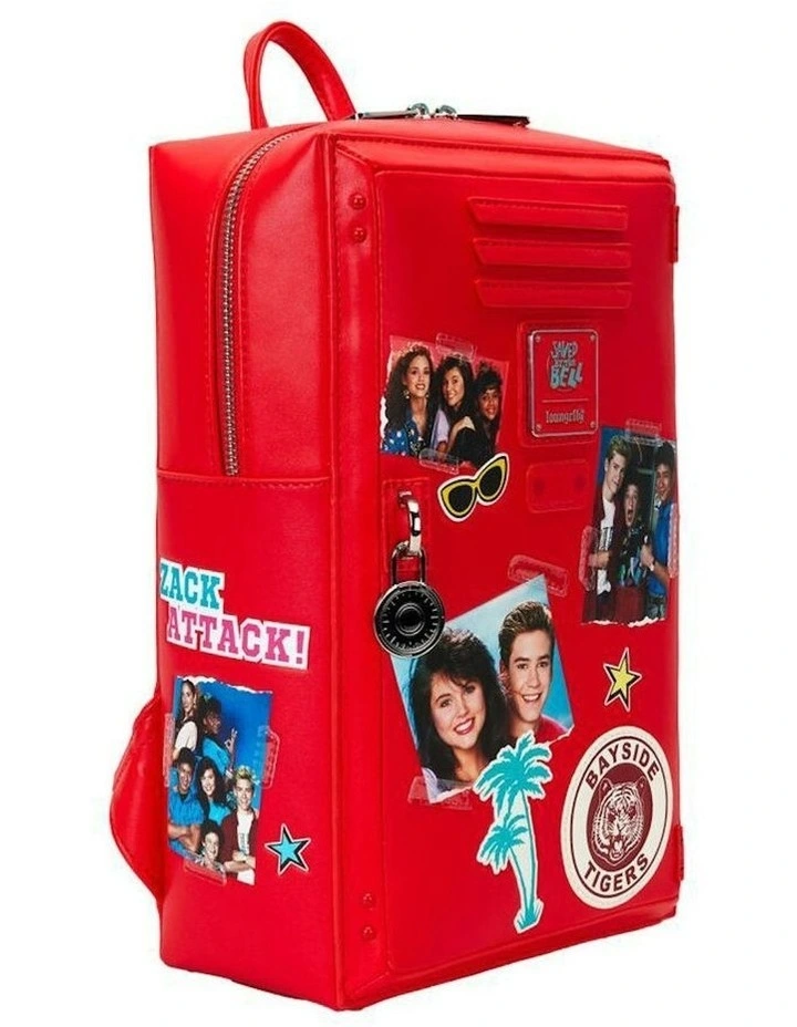 Kids Locker Backpack in Red image 4