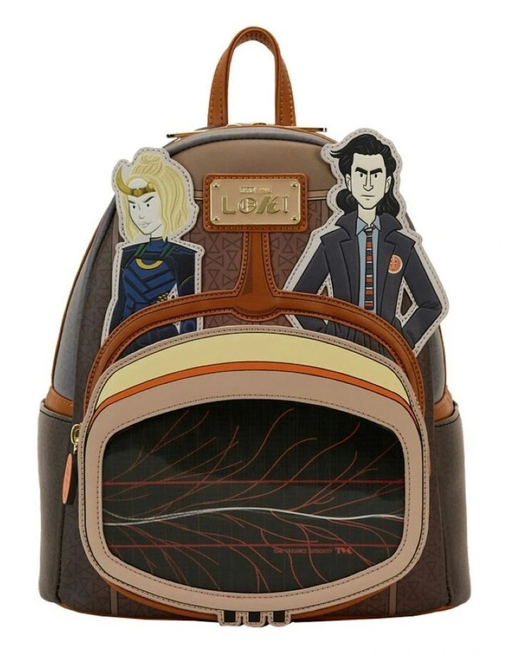 TV TVA Lenticular Multiverse Mini Backpack in Brown image 1