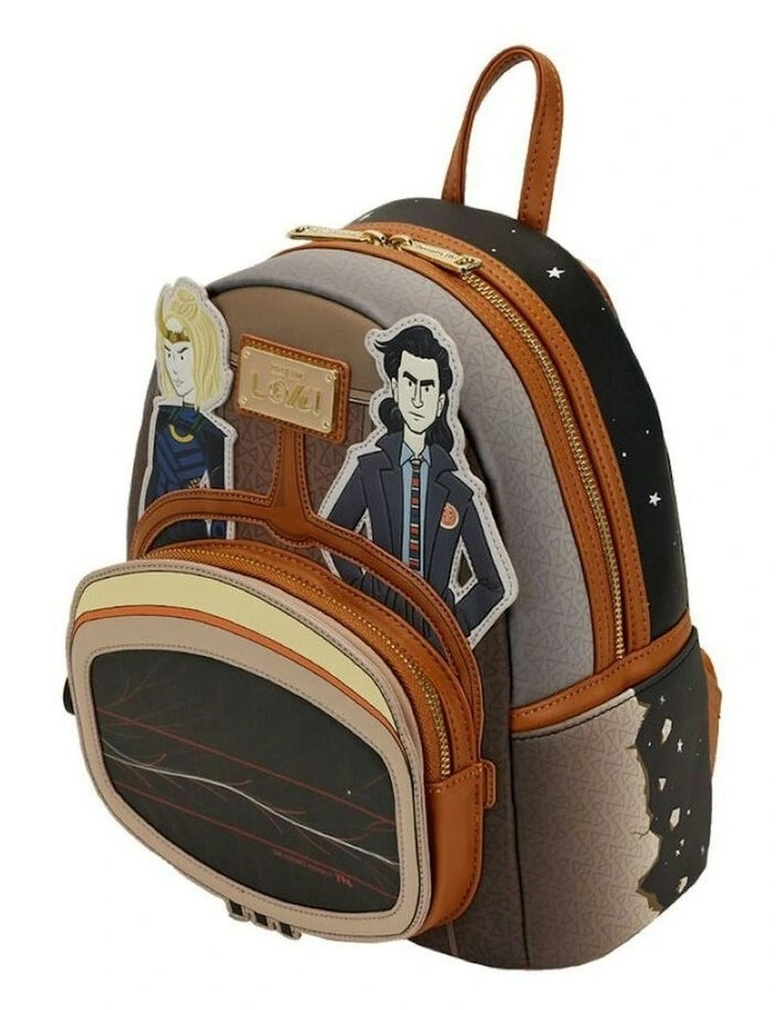 TV TVA Lenticular Multiverse Mini Backpack in Brown image 2