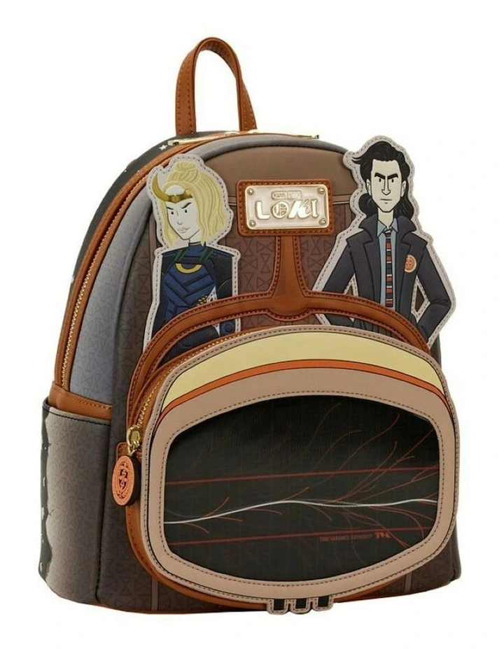 TV TVA Lenticular Multiverse Mini Backpack in Brown image 3