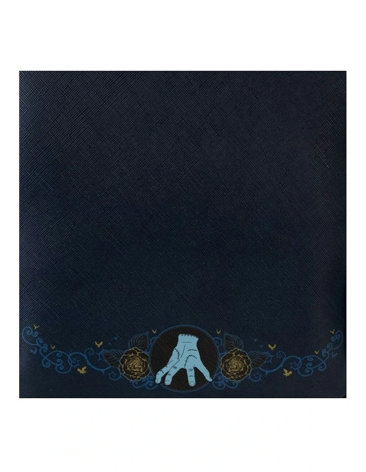 Nevermore Academy Leather Mini Backpack in Blue image 7