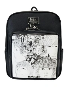 Revolver Album with Record Pouch Mini Backpack 25x31cm in Black