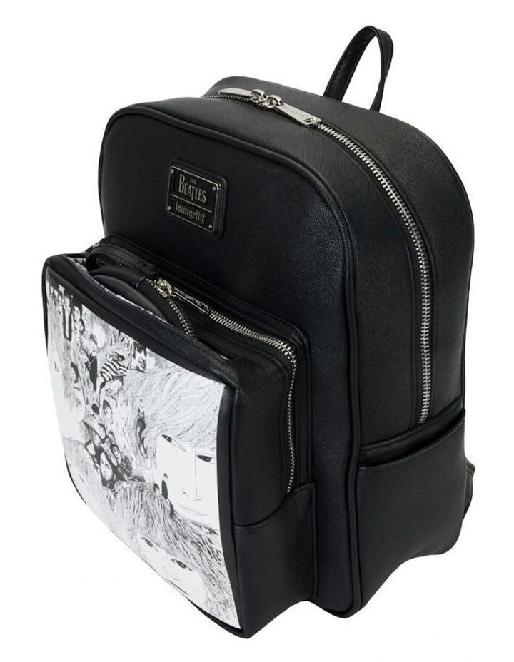 Revolver Album with Record Pouch Mini Backpack 25x31cm in Black image 4