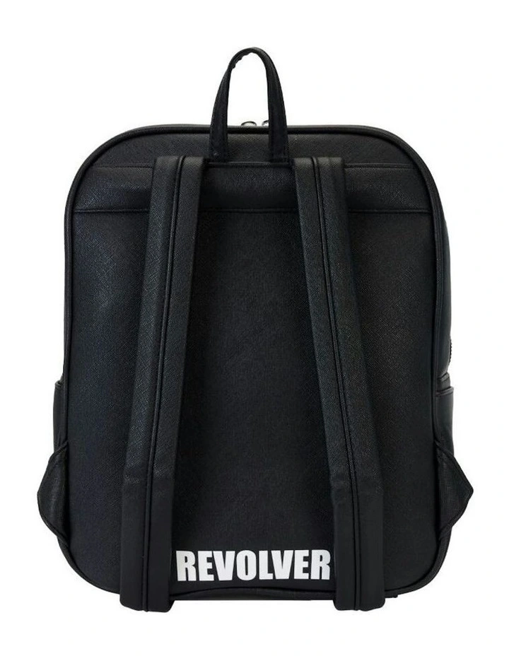 Revolver Album with Record Pouch Mini Backpack 25x31cm in Black image 5