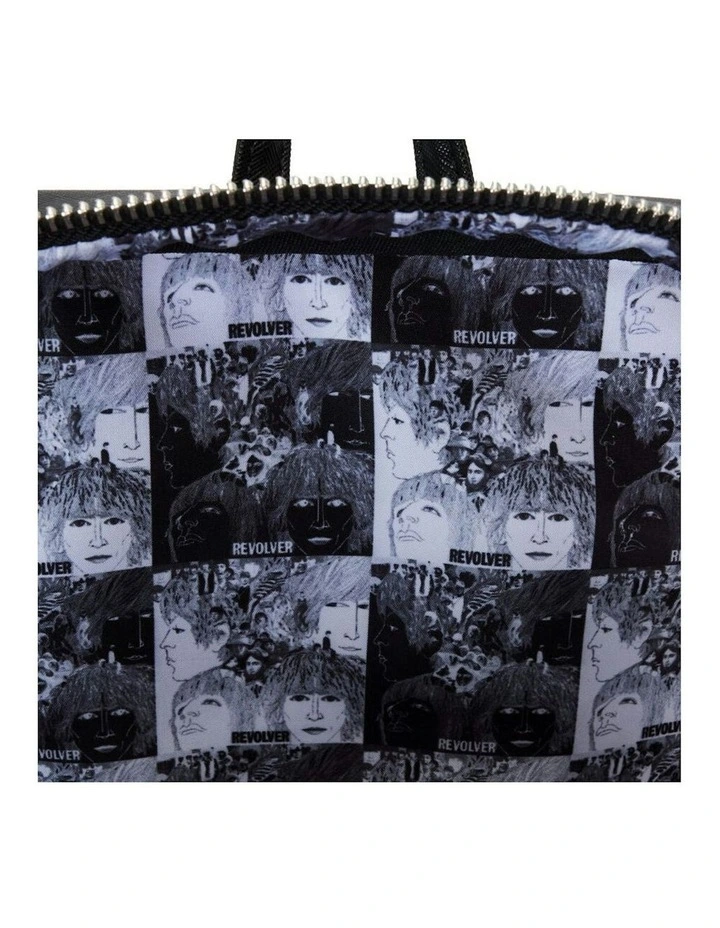 Revolver Album with Record Pouch Mini Backpack 25x31cm in Black image 6
