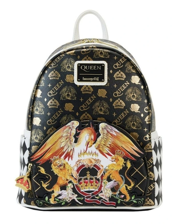 Logo Crest Adjustable Mini Backpack 23x27cm (8+ Years) in Black image 1