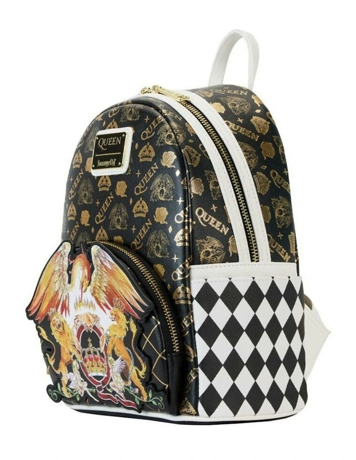 Logo Crest Adjustable Mini Backpack 23x27cm (8+ Years) in Black image 2