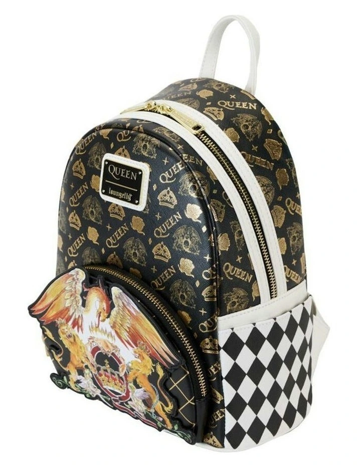 Logo Crest Adjustable Mini Backpack 23x27cm (8+ Years) in Black image 3