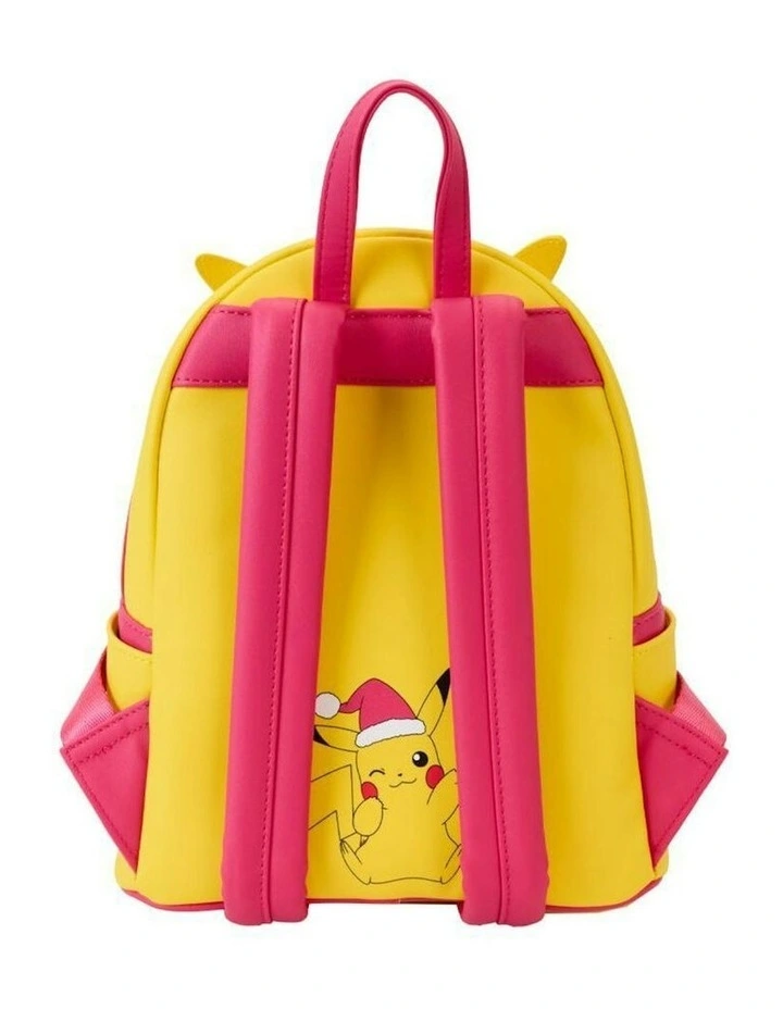 Holiday Pikachu Light-Up Mini Backpack 23x27cm in Yellow image 5