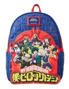 Group Debossed Logo Cosplay Mini Backpack 23x27cm in Multi