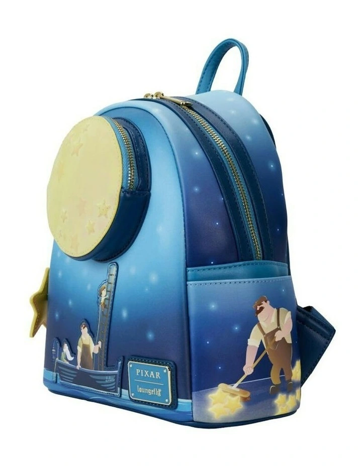 Moon Glow In The Dark LED Mini Backpack 23x27cm (12 Years+) in Blue image 3