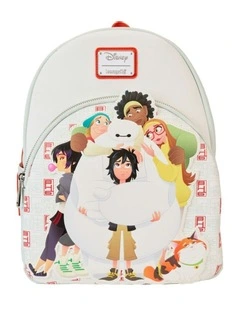 Baymax Gang Mini Backpack 27x31cm (10Years+) in White